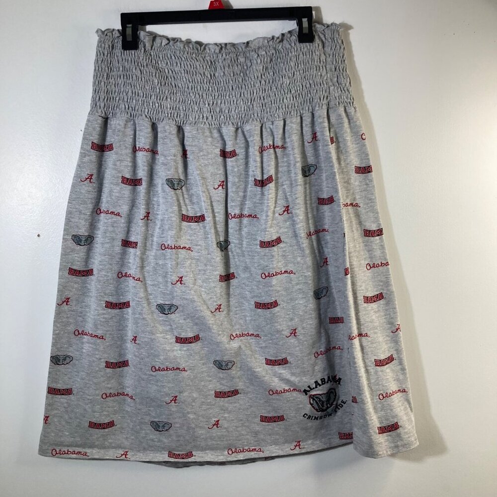 Alabama Crimson Tide Strapless Dress - Gray